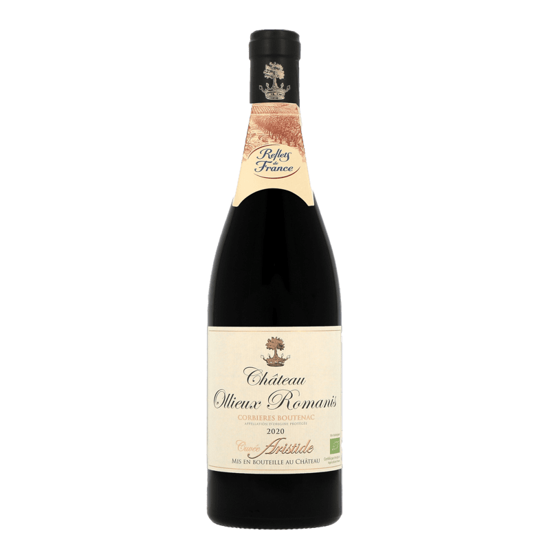 Vin Rouge A.O.P Corbières-Boutenac Château Ollieux Romanis Cuvée Aristide "Reflets de France", 2020
